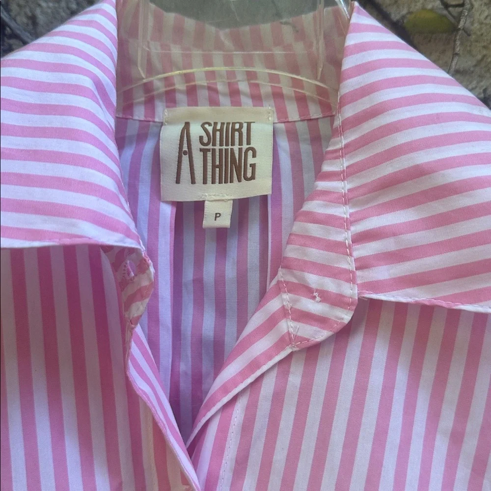 A Shirt Thing Cherry Blossom Stripes Shirt